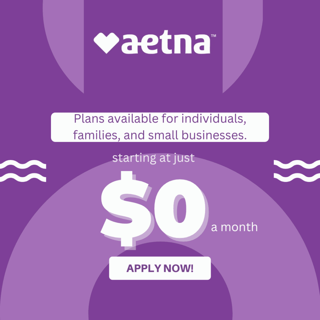 partnered with aetna. affordable health care